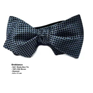 Azthom Woven Diamond Bow Tie