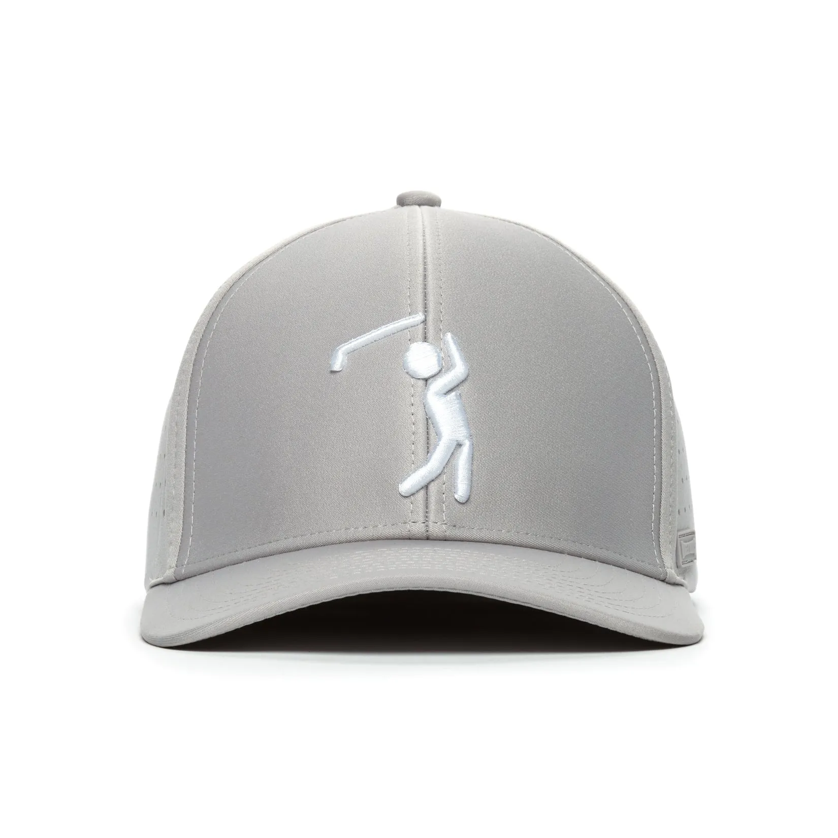 Bogeyman Light Grey - Performance Golf Hat - Stretch Fit