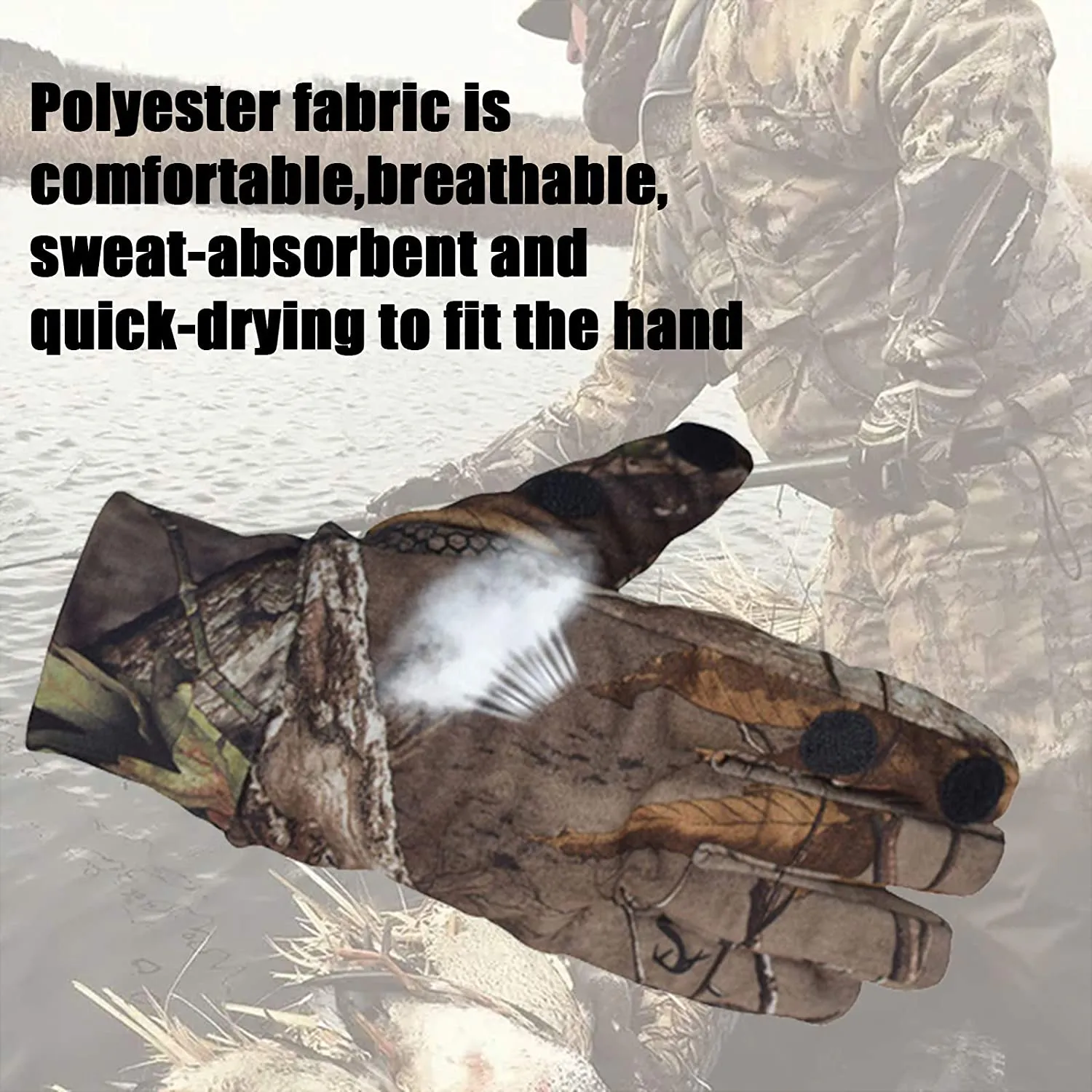 Camouflage Hunting Gloves | Waterproof Anti-Slip Gloves