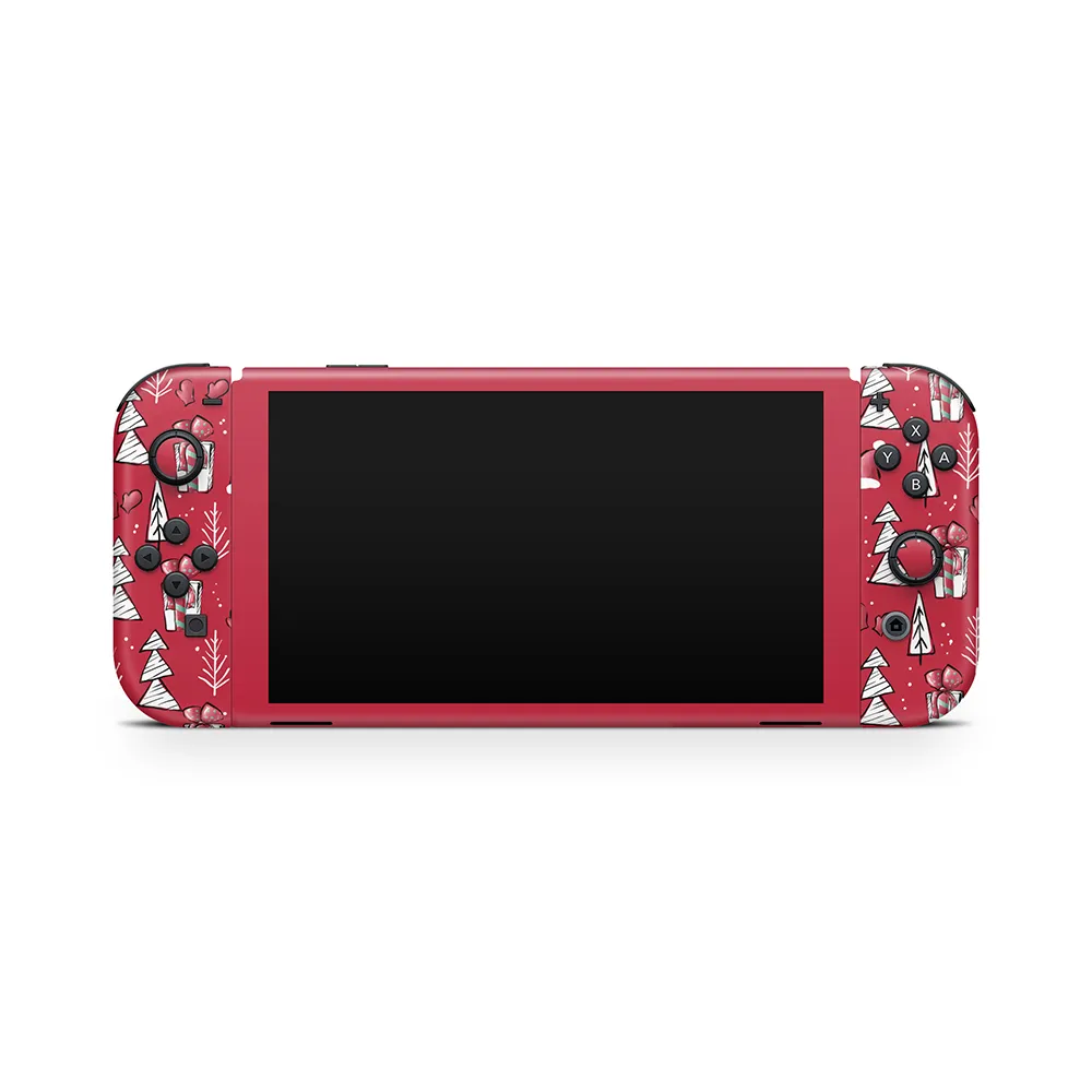 Christmas Morning Nintendo Switch OLED Skin