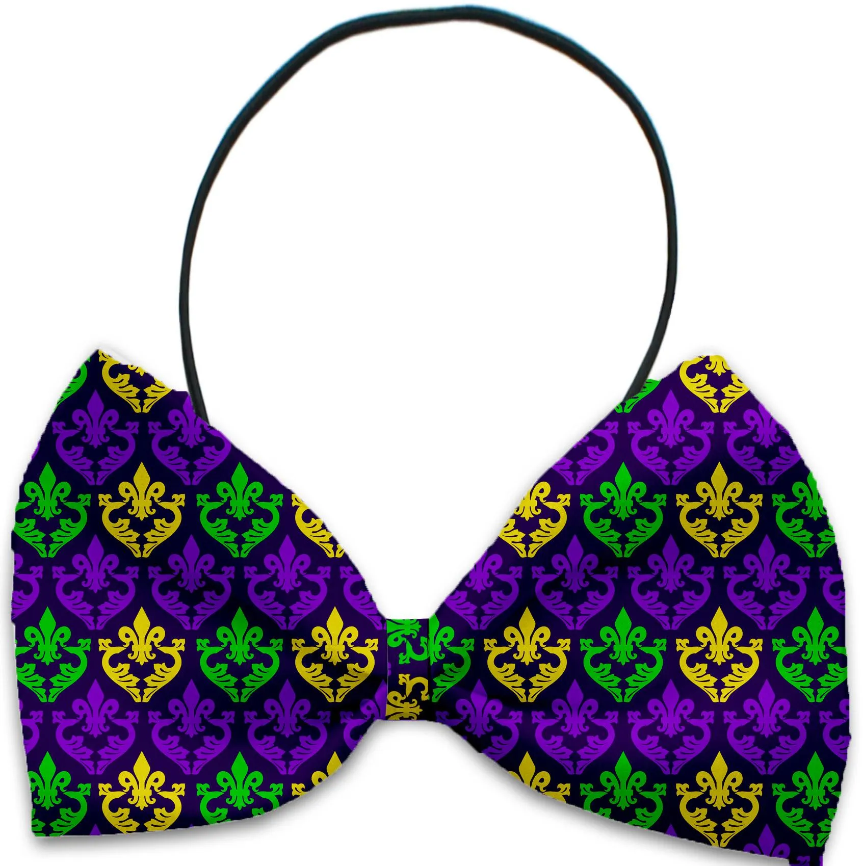 Classic Fleur De Lis Pet Bow Tie