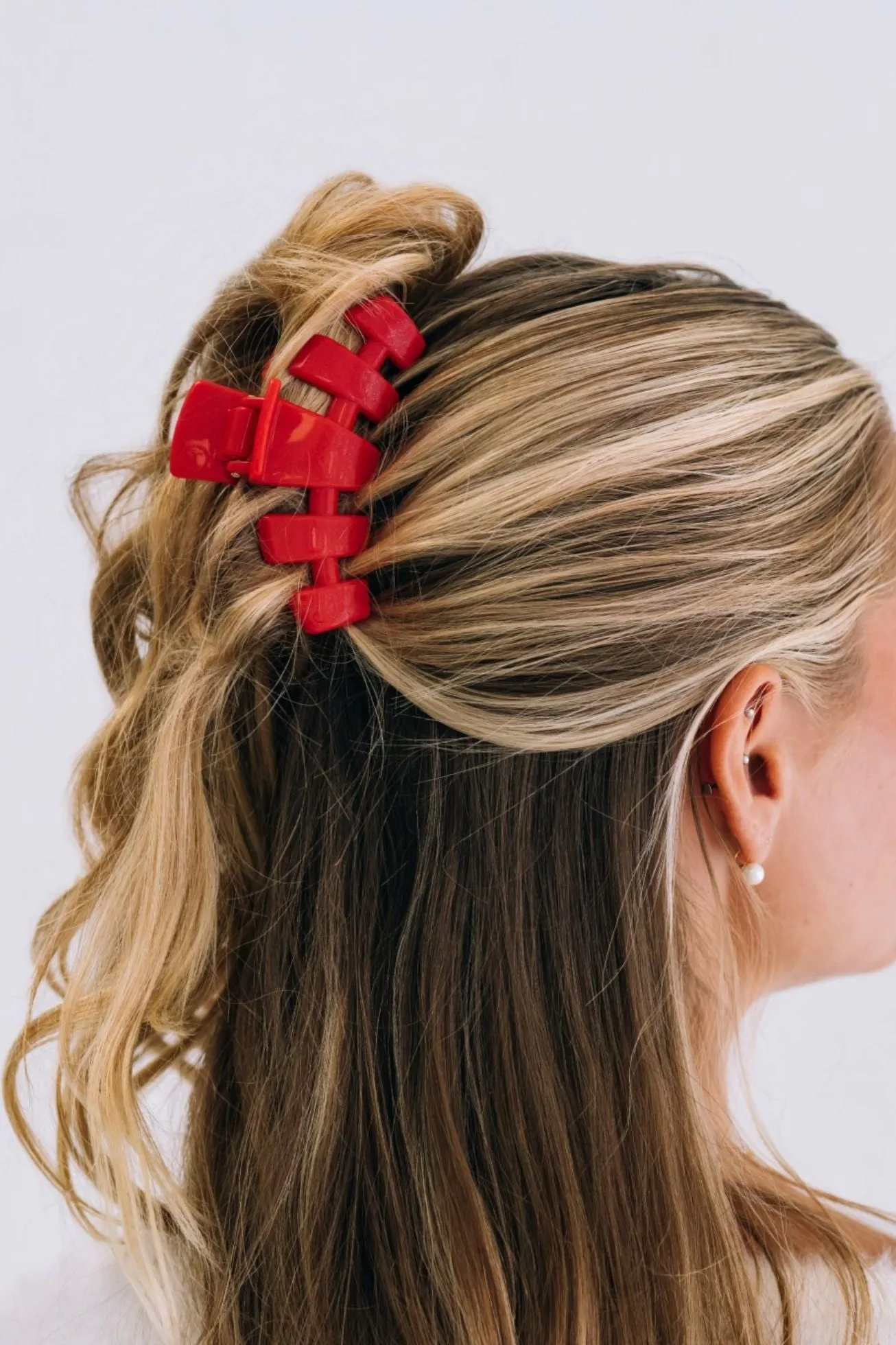 Classic Rudolph Red Medium Hair Clip