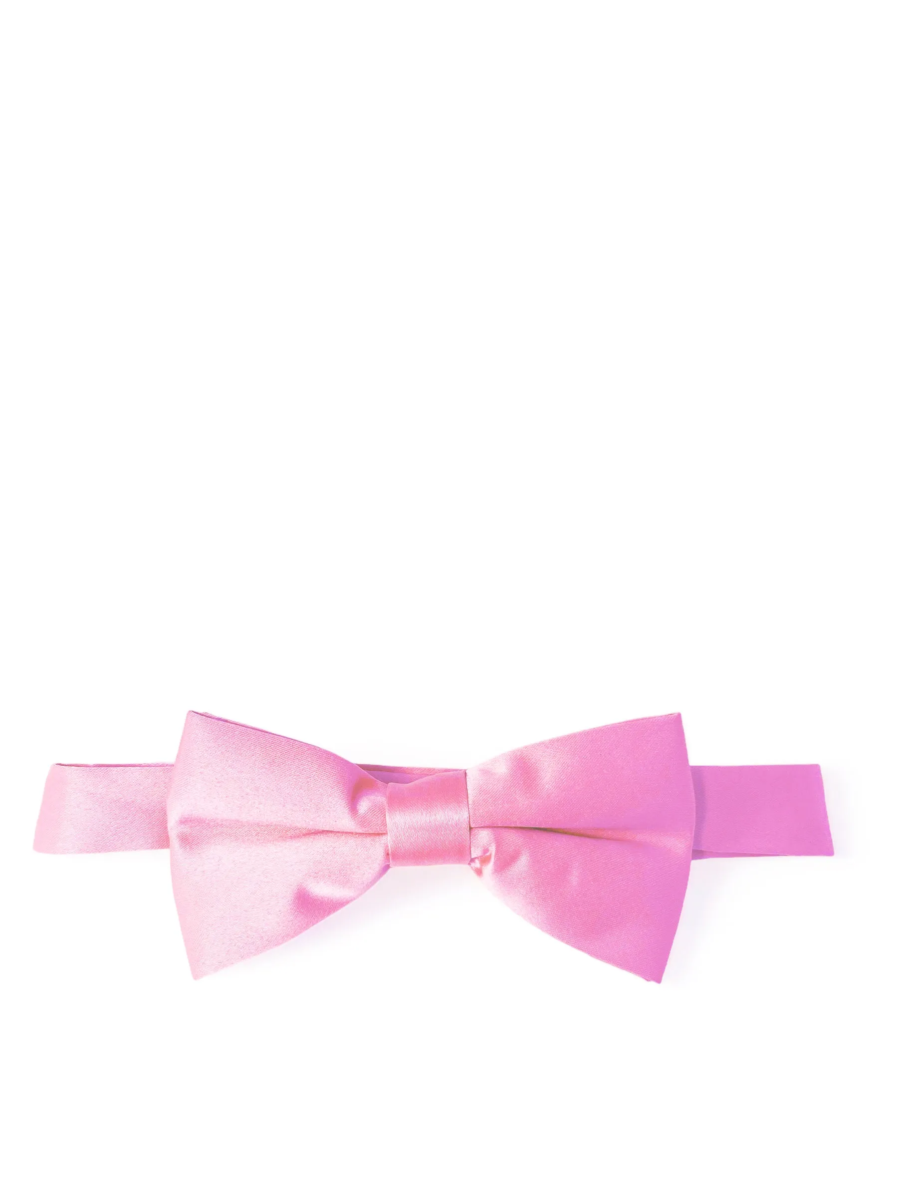 Classic Solid Light Pink Bow Tie