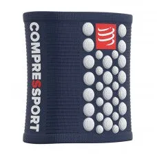 COMPRESSPORT SWEATBANDS 3D.DOTS - BLUE (PAIR) (WSTV2-5080WH-TU)