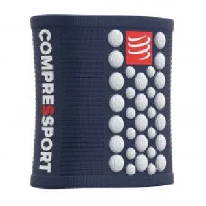 COMPRESSPORT SWEATBANDS 3D.DOTS - BLUE (PAIR) (WSTV2-5080WH-TU)