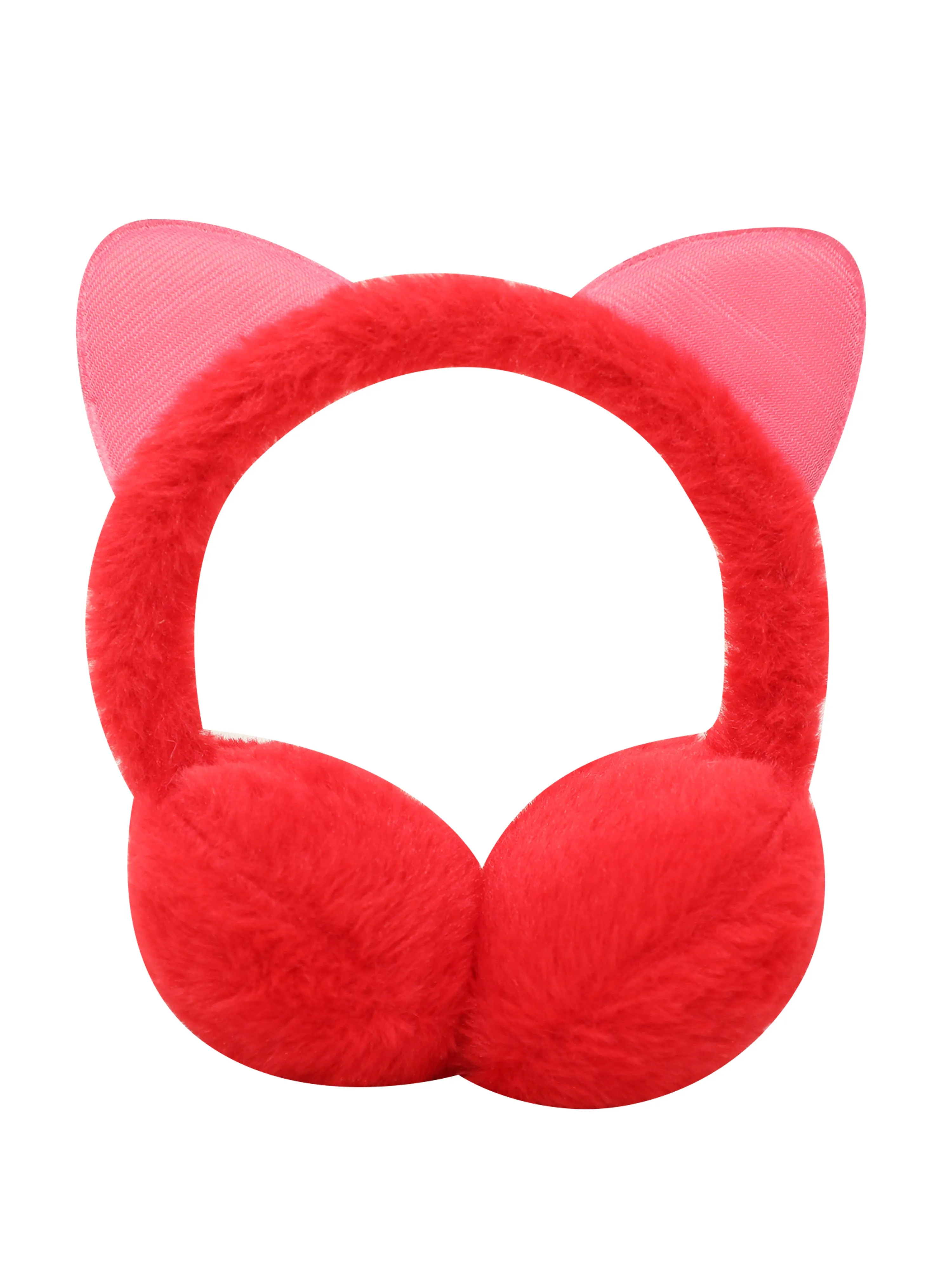 Fabseasons Red Winter Ear Muffs for All Ages : Ideal Hair Accessory