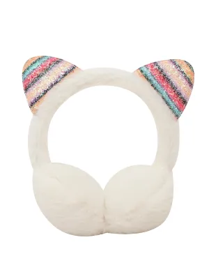 Fabseasons White Winter Ear Muffs for All Ages : Ideal Hair Accessory