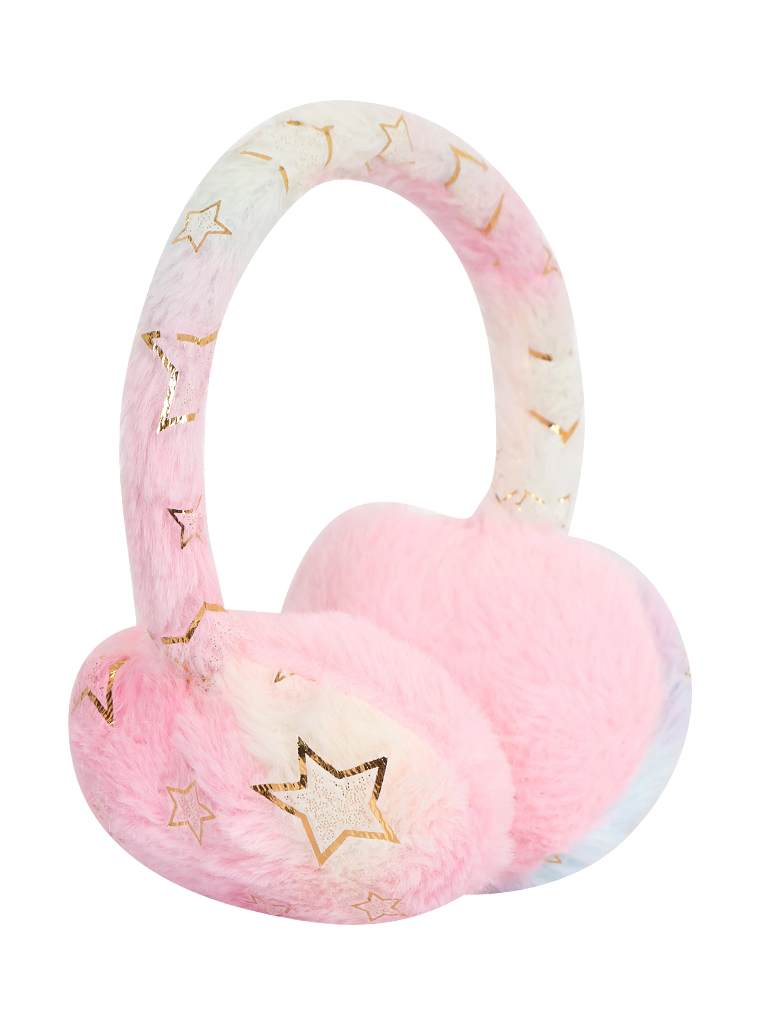 FabSeasons Winter Outdoor Wear Ear Muffs / Warmer, Dual colour (tie dye) for Girls, Women, Kids and Adults, Ideal Head /Hair Accessory for winters