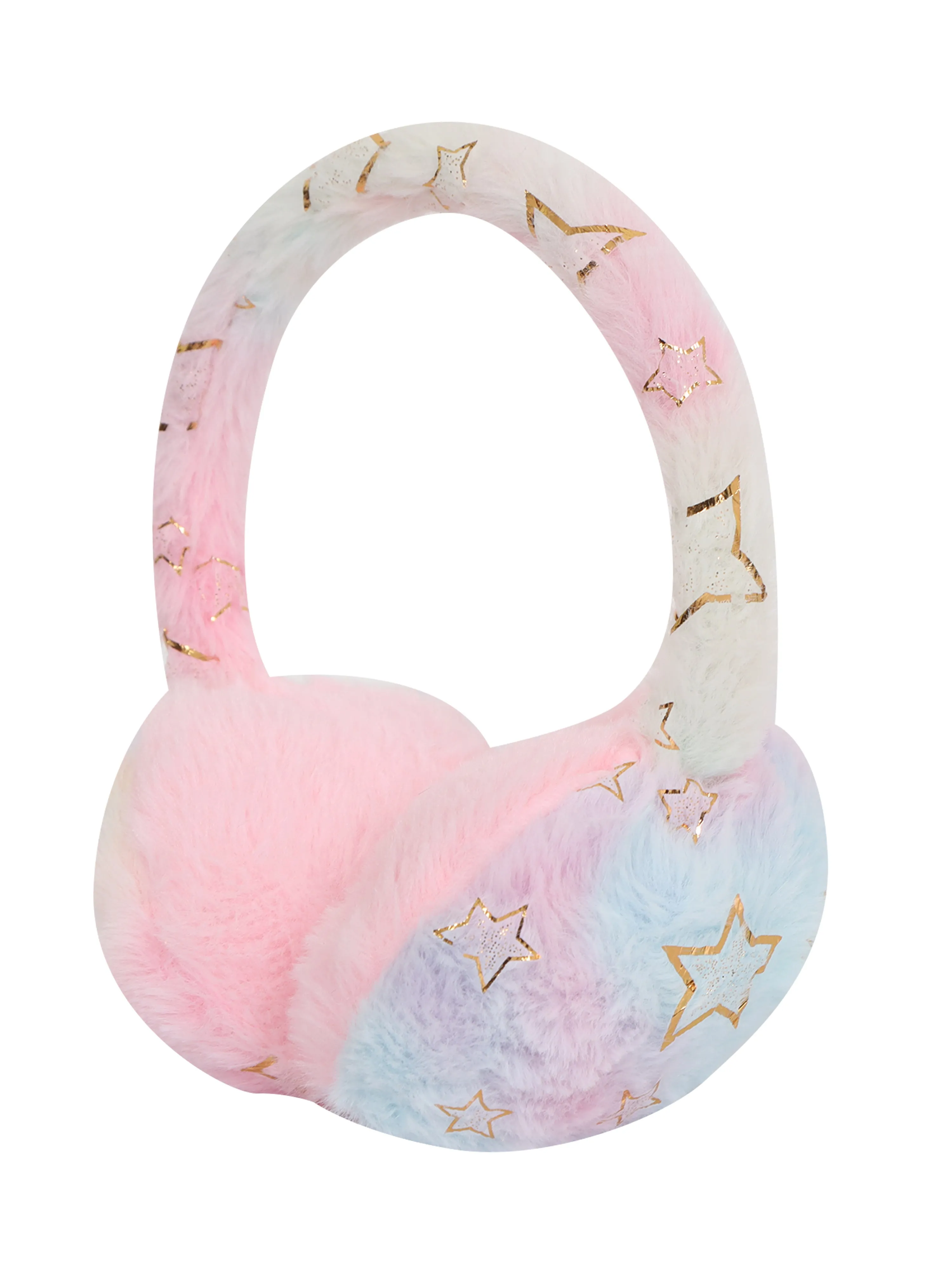 FabSeasons Winter Outdoor Wear Ear Muffs / Warmer, Dual colour (tie dye) for Girls, Women, Kids and Adults, Ideal Head /Hair Accessory for winters