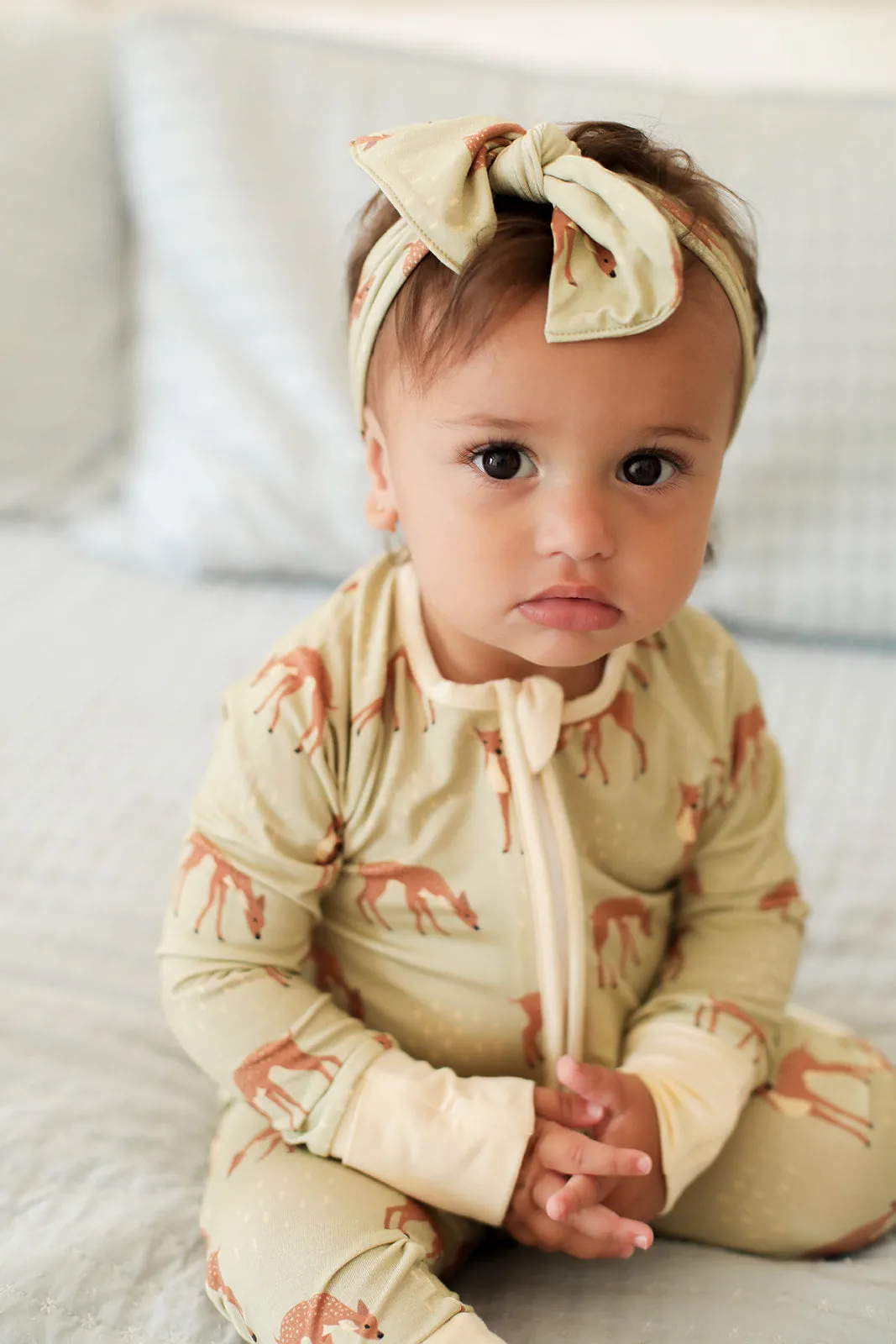 Fawn Field Bamboo Bow Headband