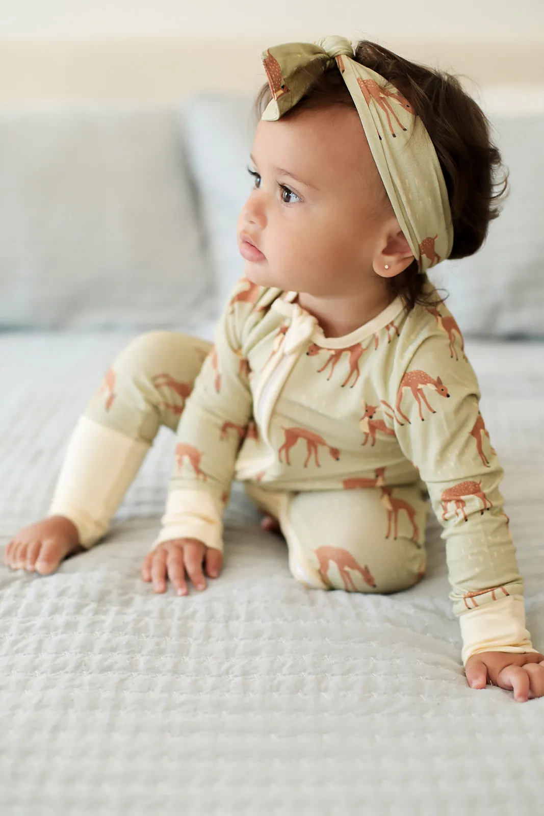 Fawn Field Bamboo Bow Headband