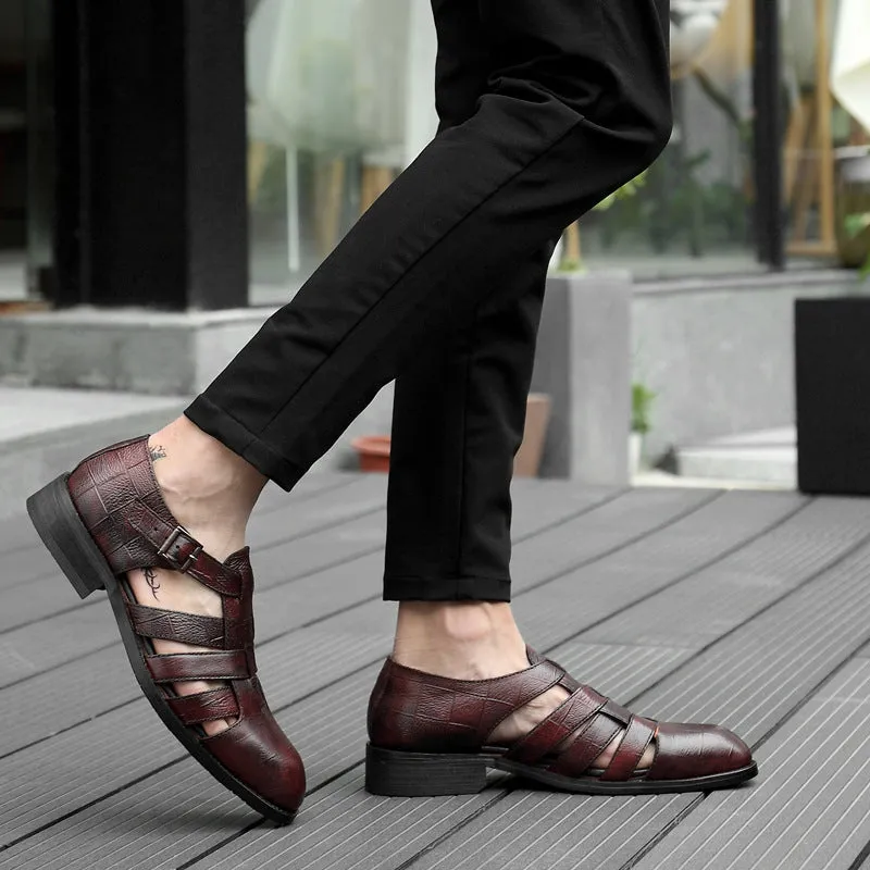 Formal Men's Comfortable Buckle Shoes