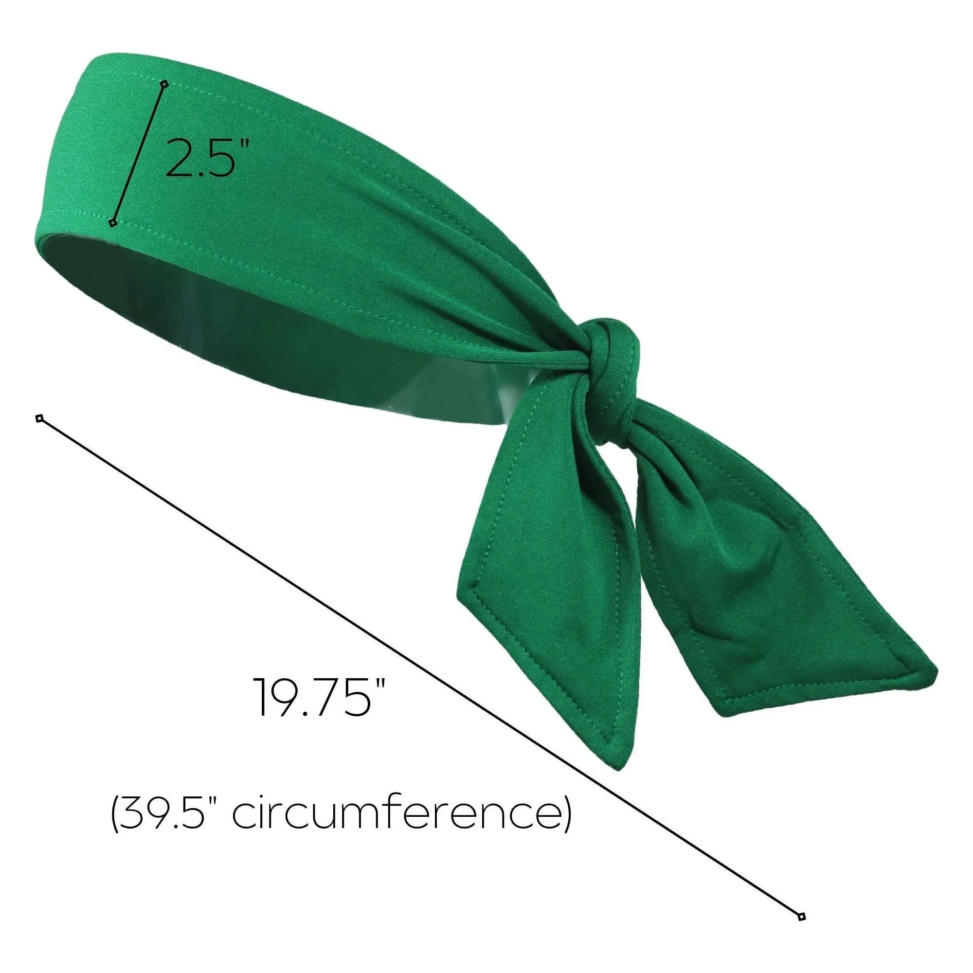 Green Tie Headband