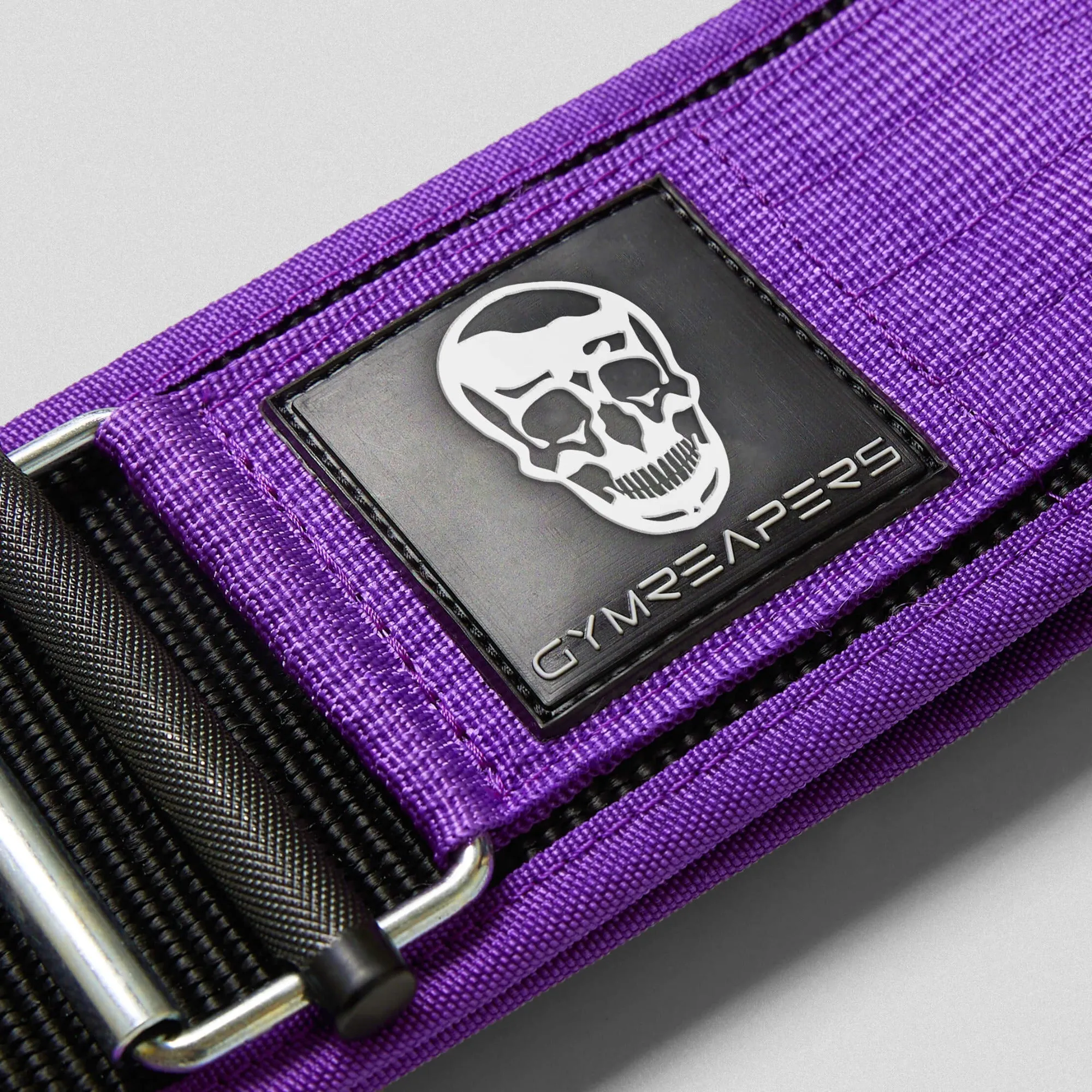 Gymreapers Quick Locking Weightlifting Belt - Purple