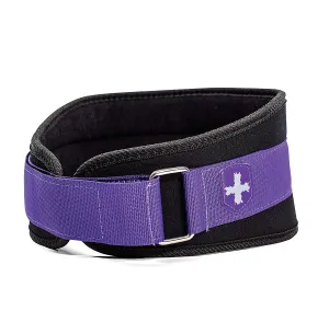 Harbinger Women's Nylon Weightlifting Belt with Flexible Ultralight Foam Core | Color Purple