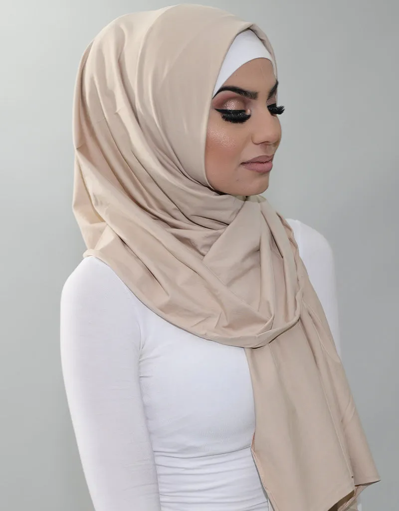 JS Jersey Scarf - Shades of White