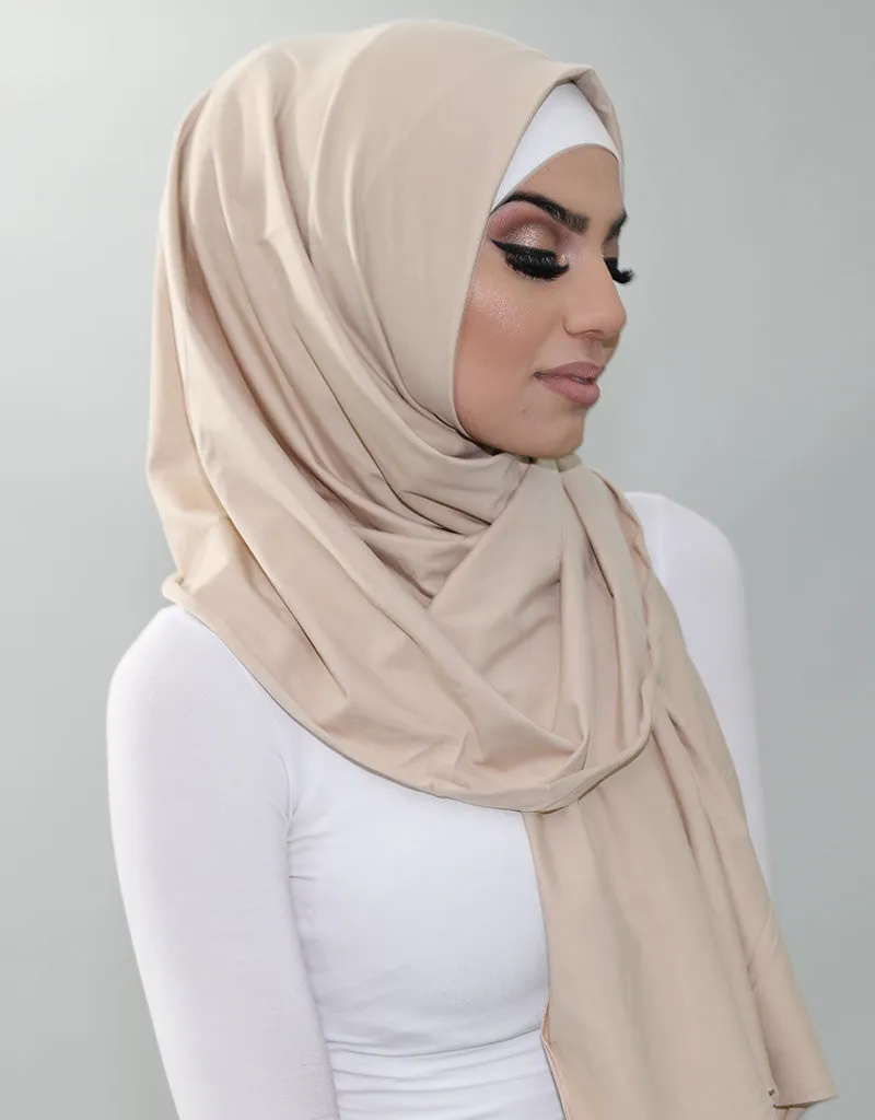 JS Jersey Scarf - Shades of White