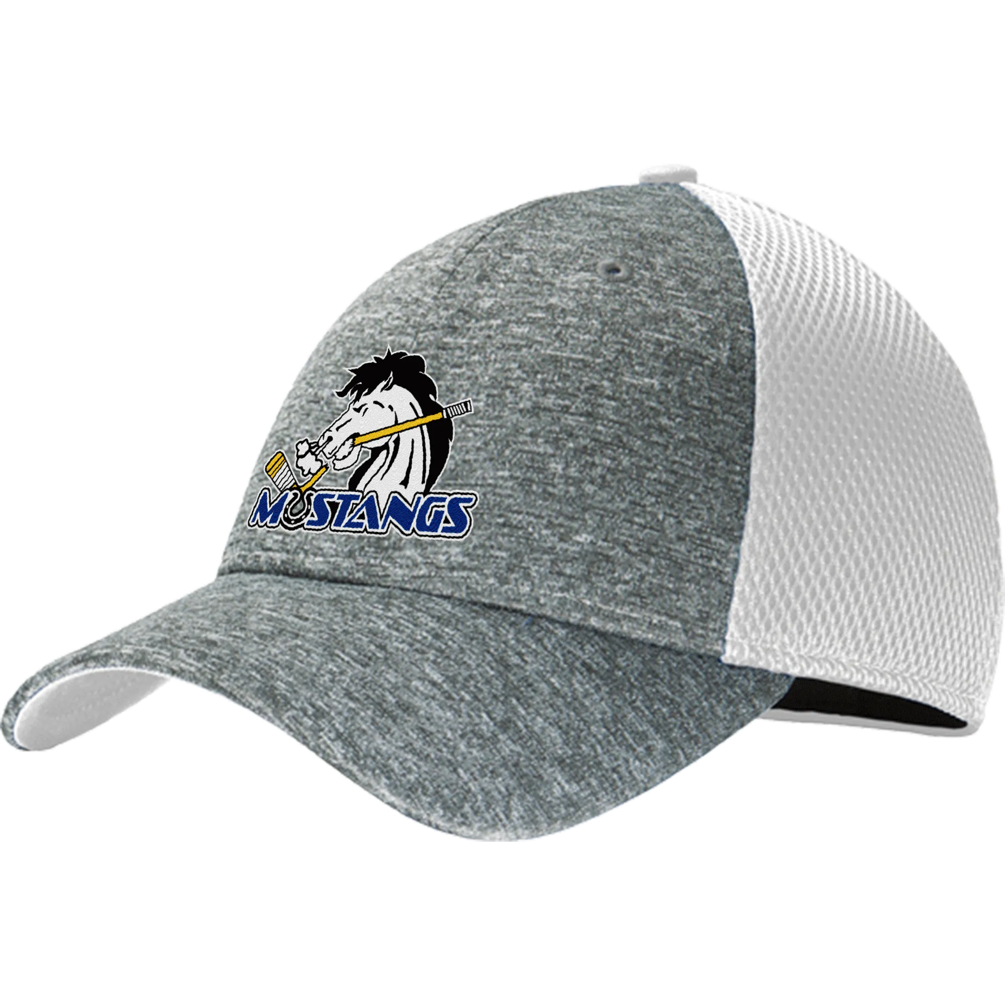 Mid-State Mustangs New Era Shadow Stretch Mesh Cap