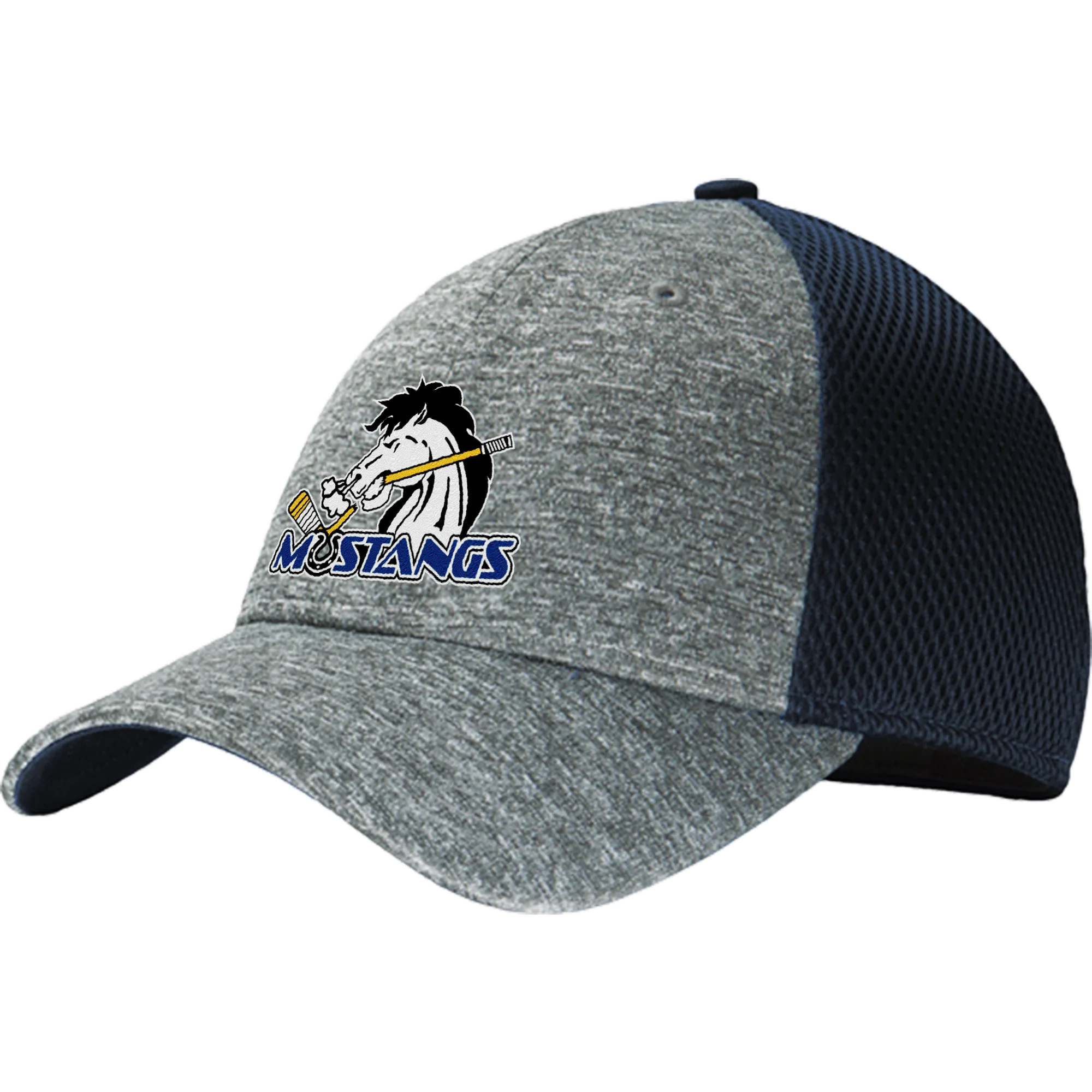 Mid-State Mustangs New Era Shadow Stretch Mesh Cap