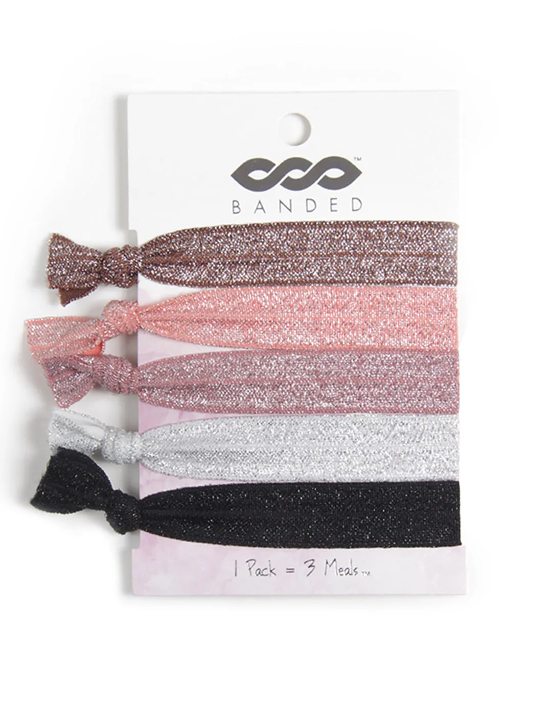 Neutral Shimmer - Classic Hair Tie Pack