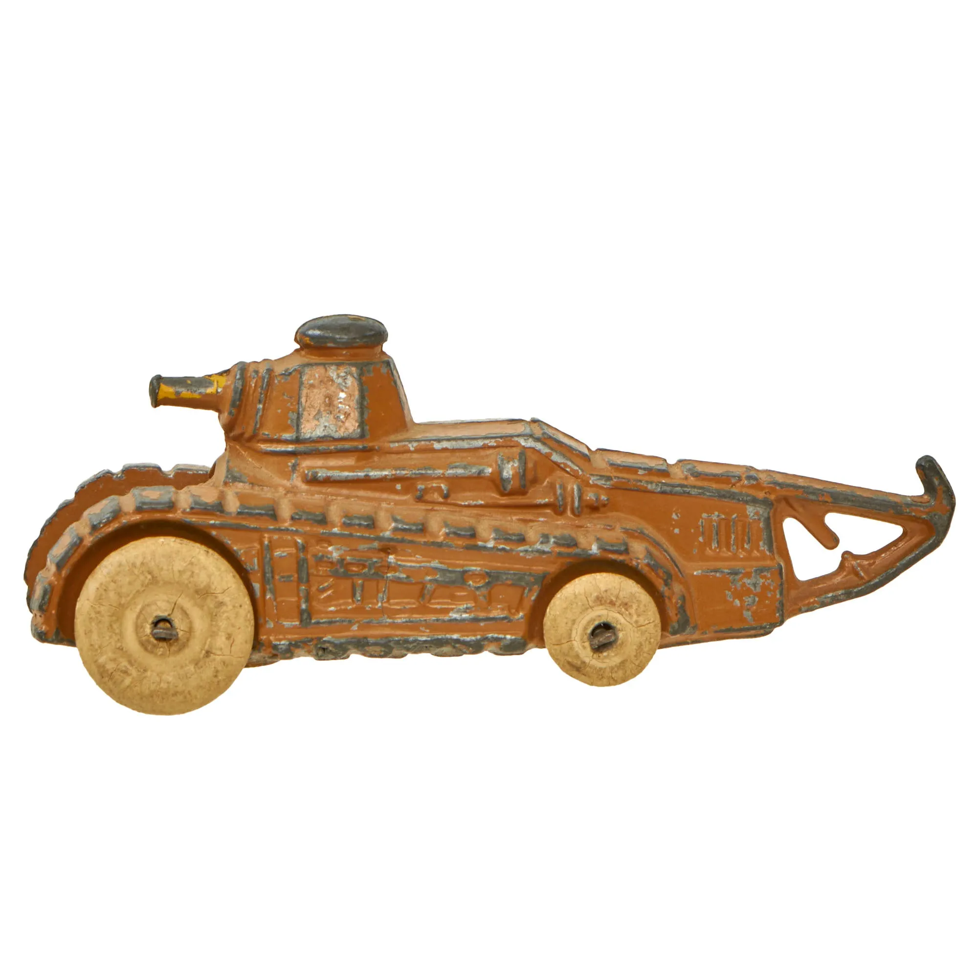 Original U.S. 1930s WWI Toy Tank Collection - Set of Four - Formerly A.A.F. Tank Museum Collection