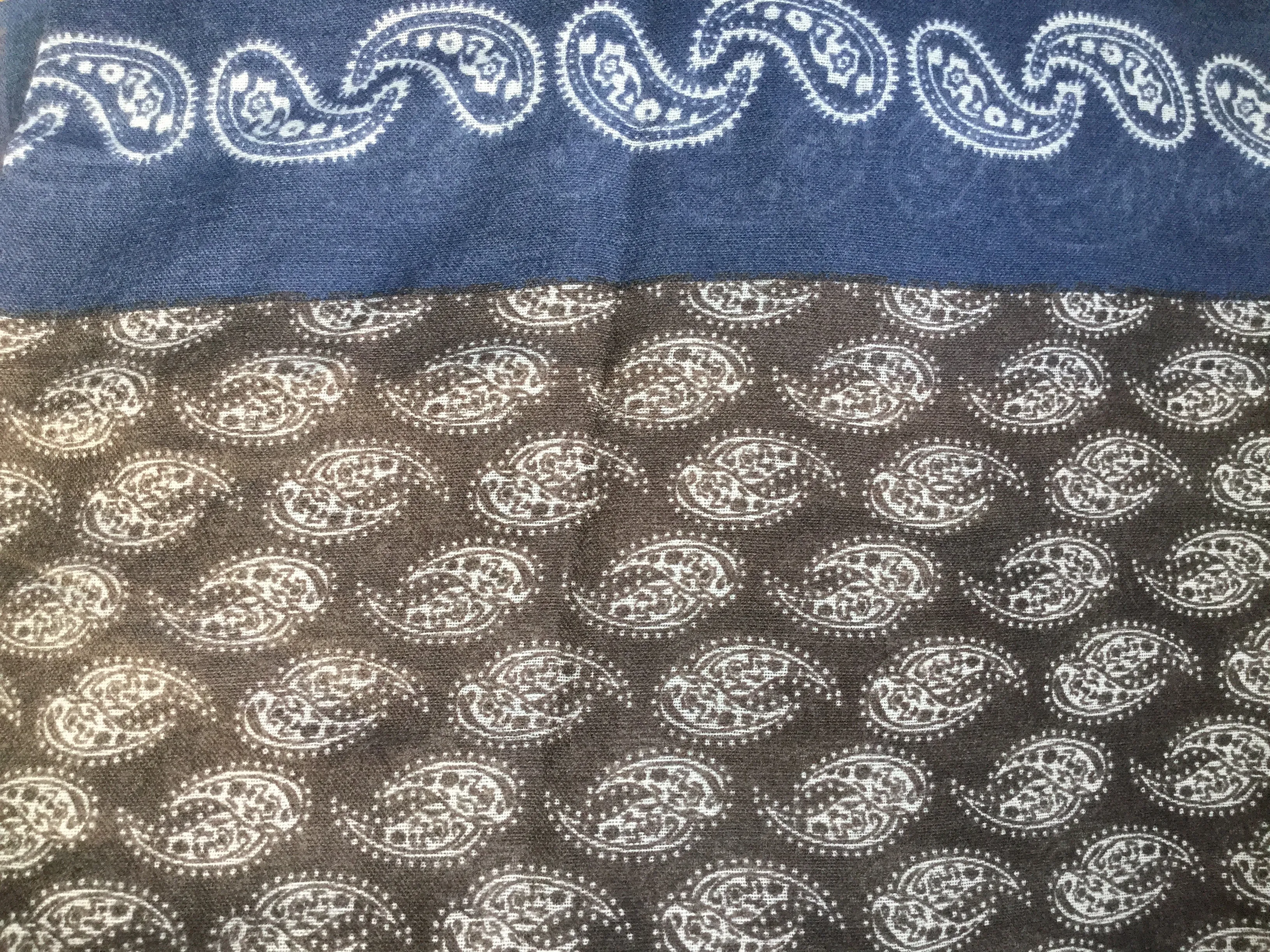 Paisley Fine Wool Scarf