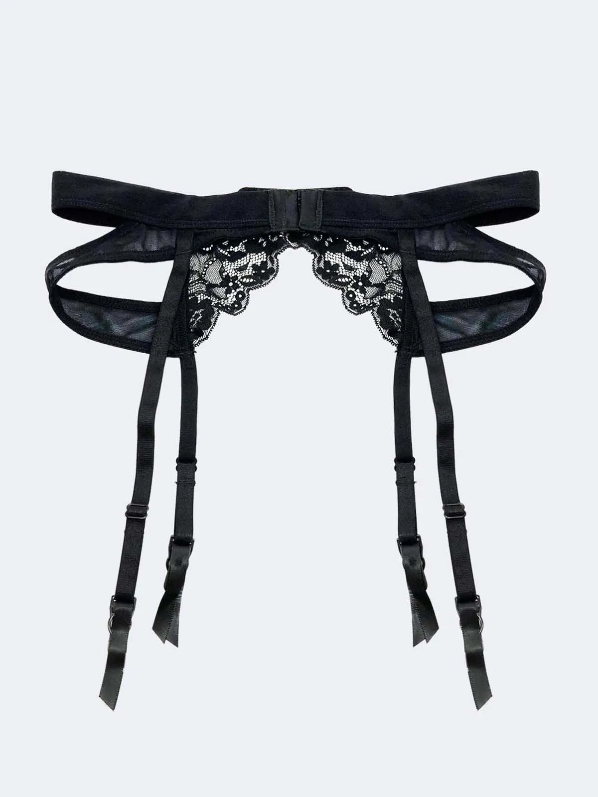 Phoebe Black Garter Belt