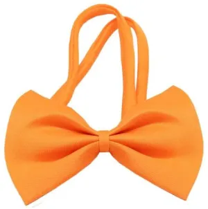 Plain Orange Bow Tie