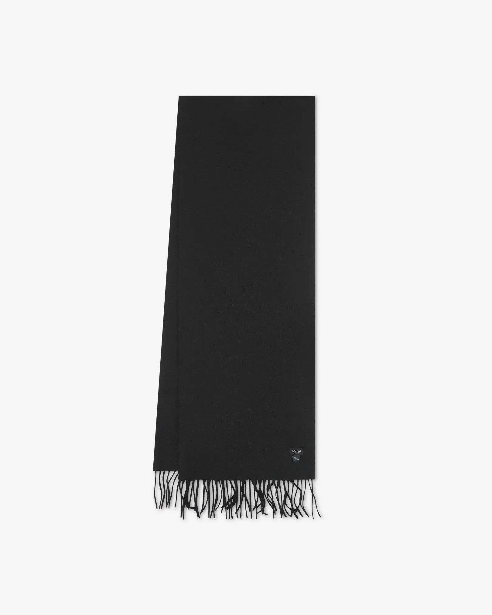 Pure Cashmere Scarf in Black