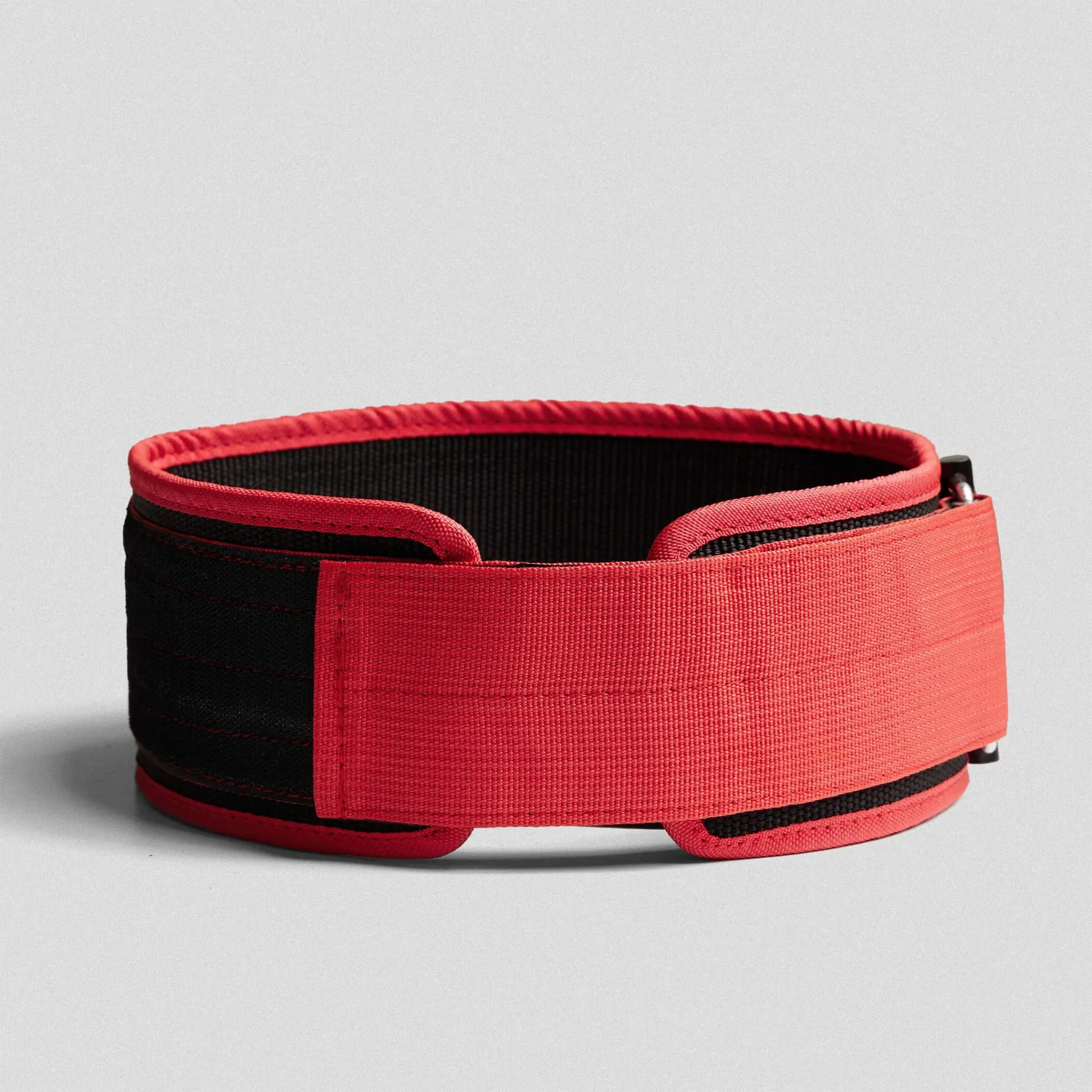 Quick Locking Weightlifting Belt | Premium Back Support - Red