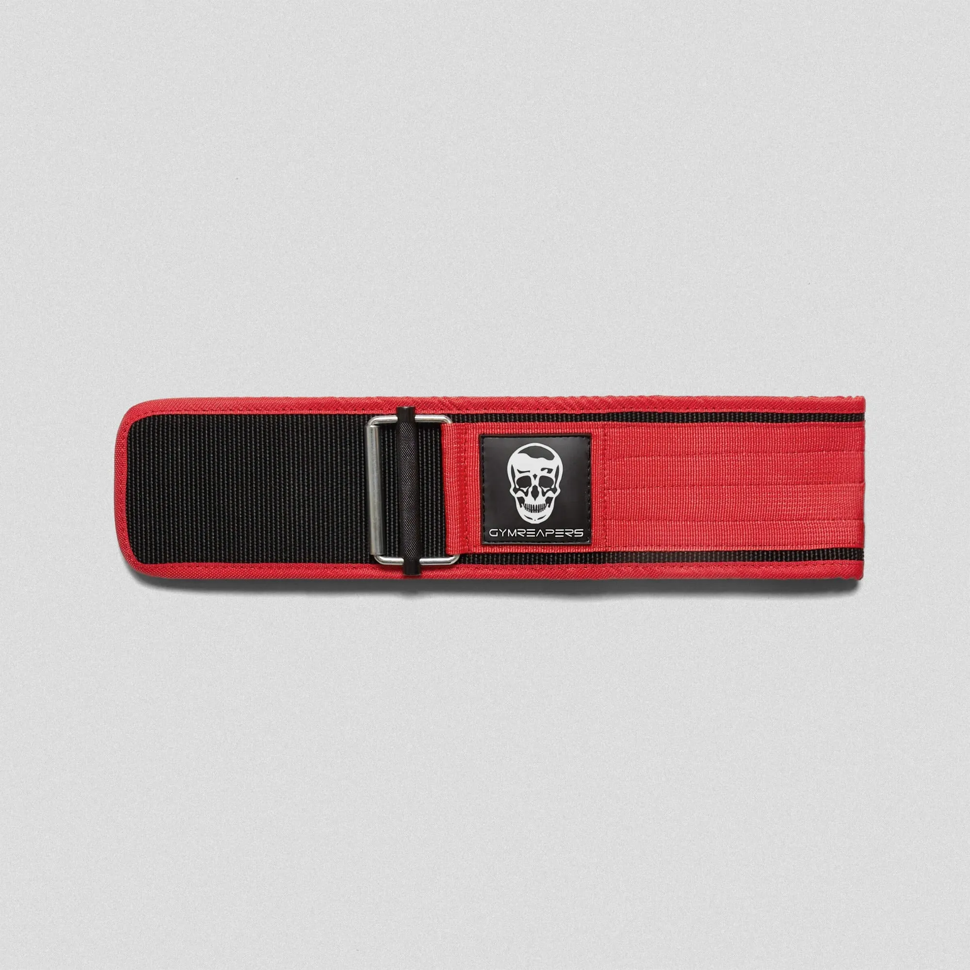 Quick Locking Weightlifting Belt | Premium Back Support - Red