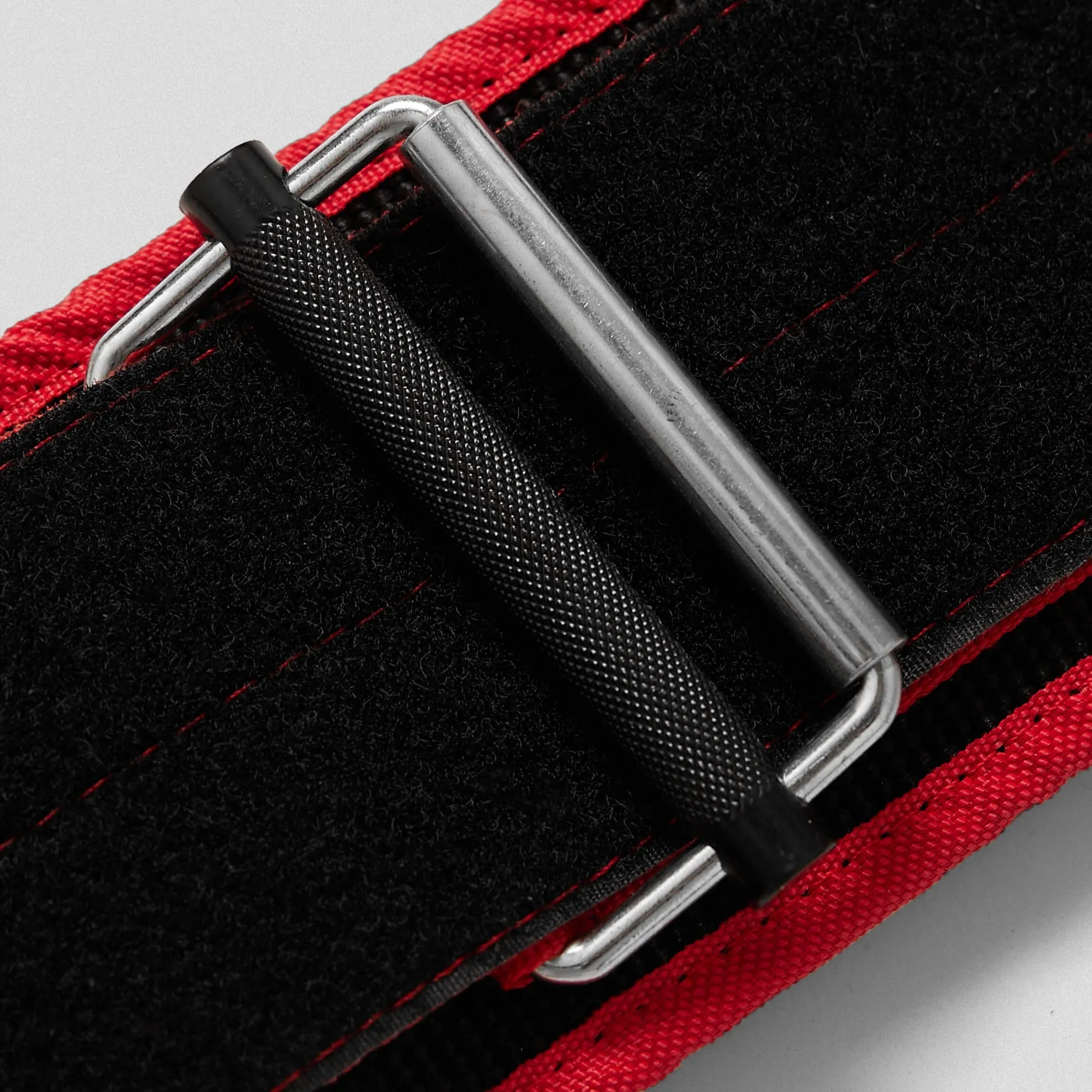 Quick Locking Weightlifting Belt | Premium Back Support - Red