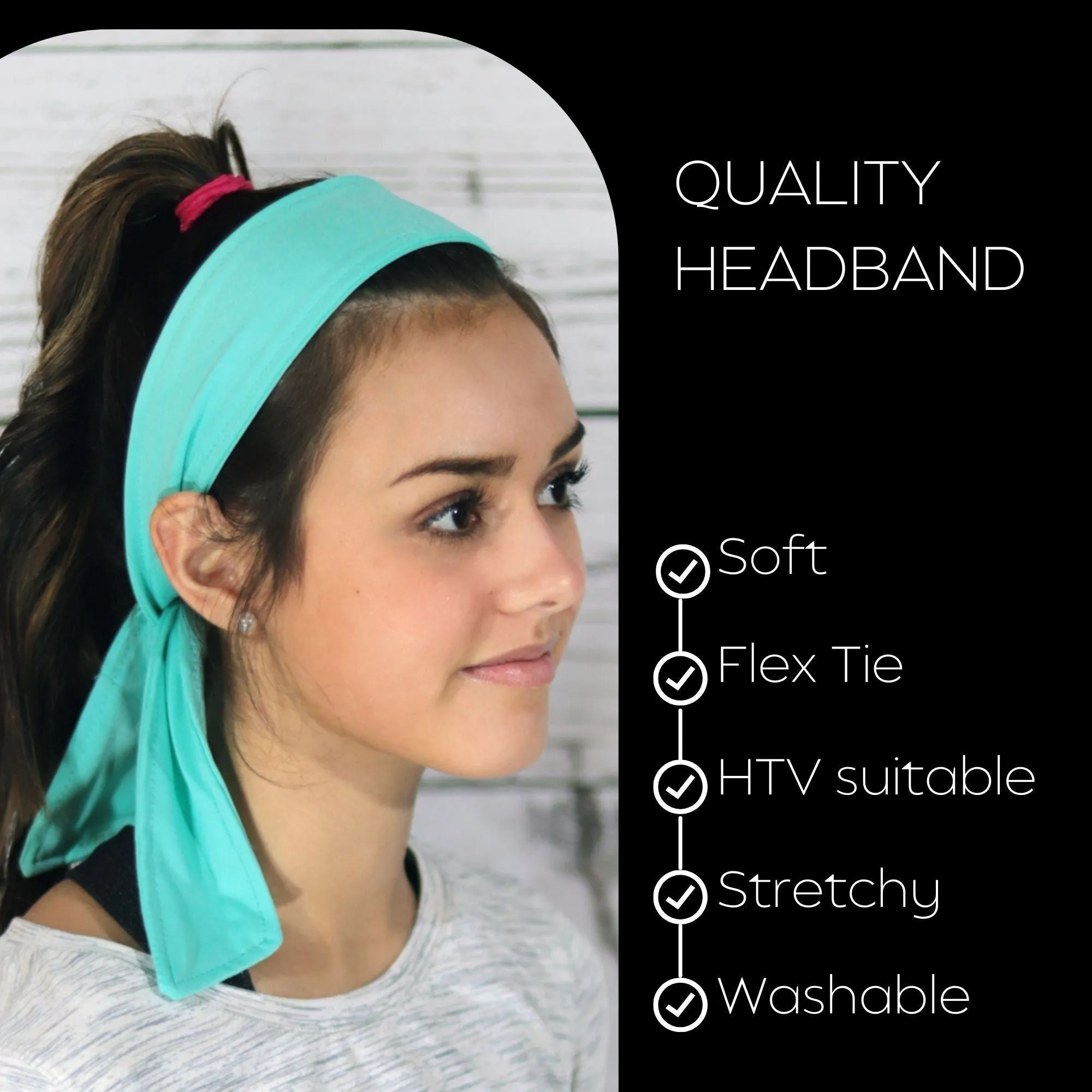 Sea Foam Tie Headband