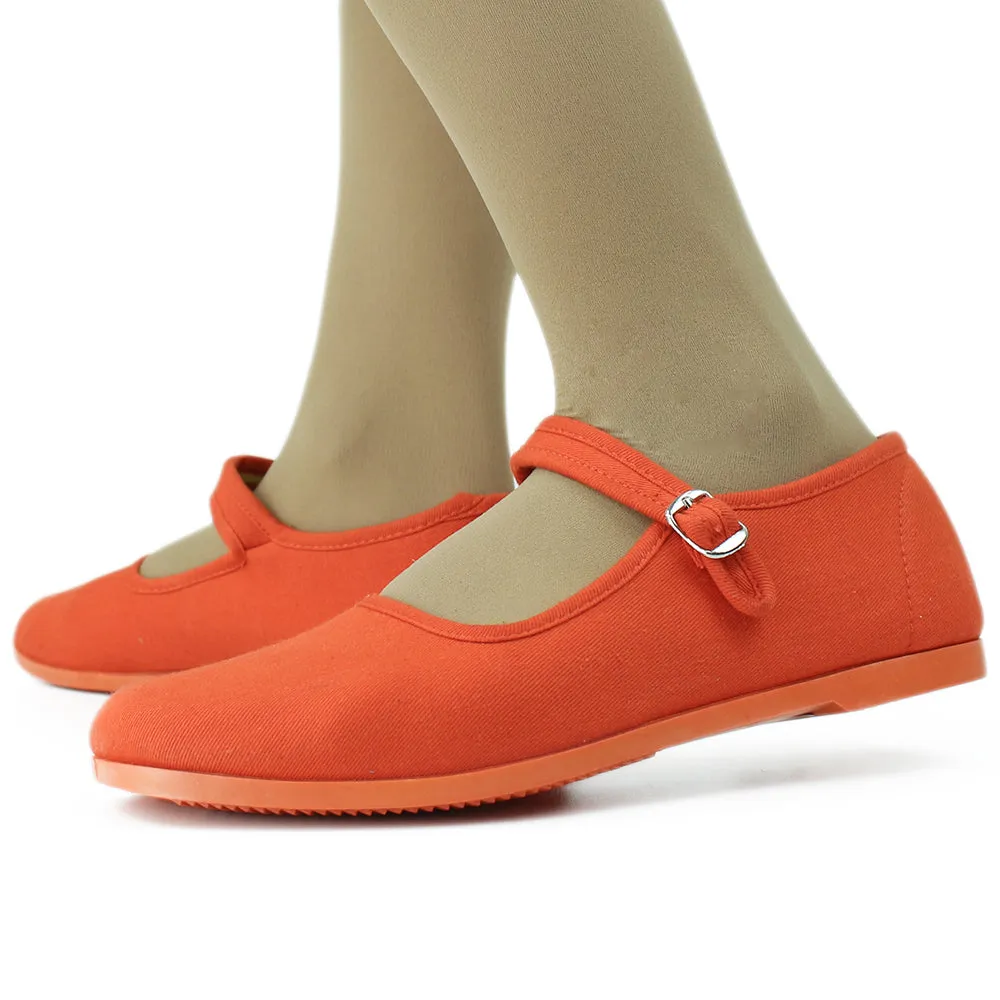 Women's Comfortable Plain Flat,Orange