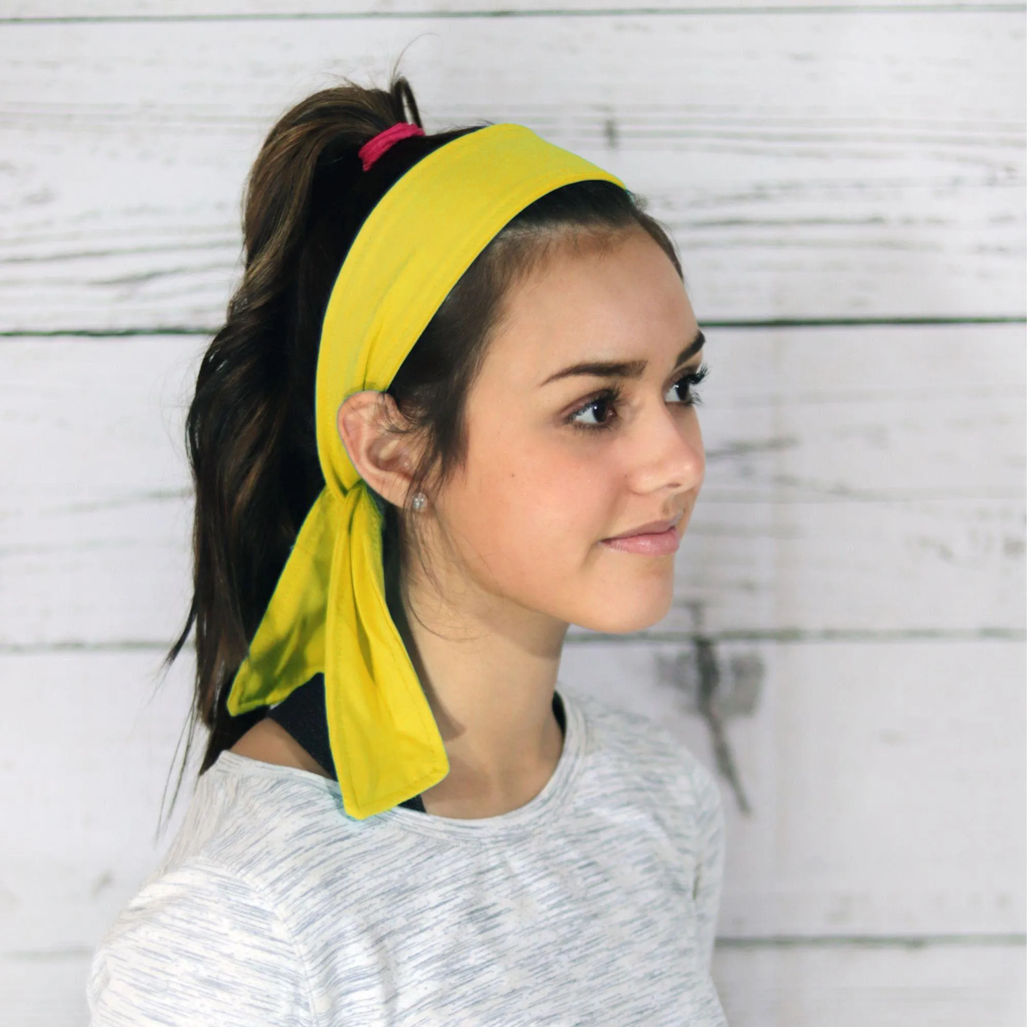 Yellow Tie Headband